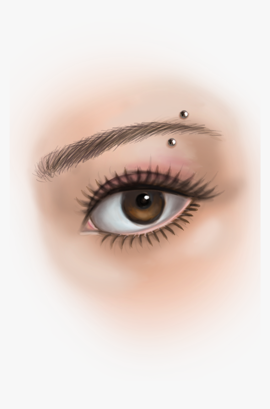Safe Eyebrow Piercing, Contact Https - Eye Liner, HD Png Download