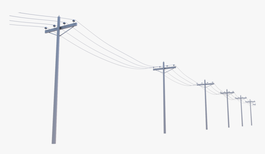 Telephone Pole Png - Transparent Electricity Pole Png, Png Download