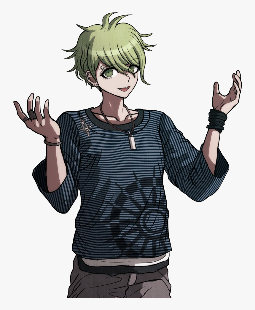 Amami With The Eyebrow Piercing Spike Chunsoft Promised - Danganronpa V3 Rantaro Meme, HD Png Download