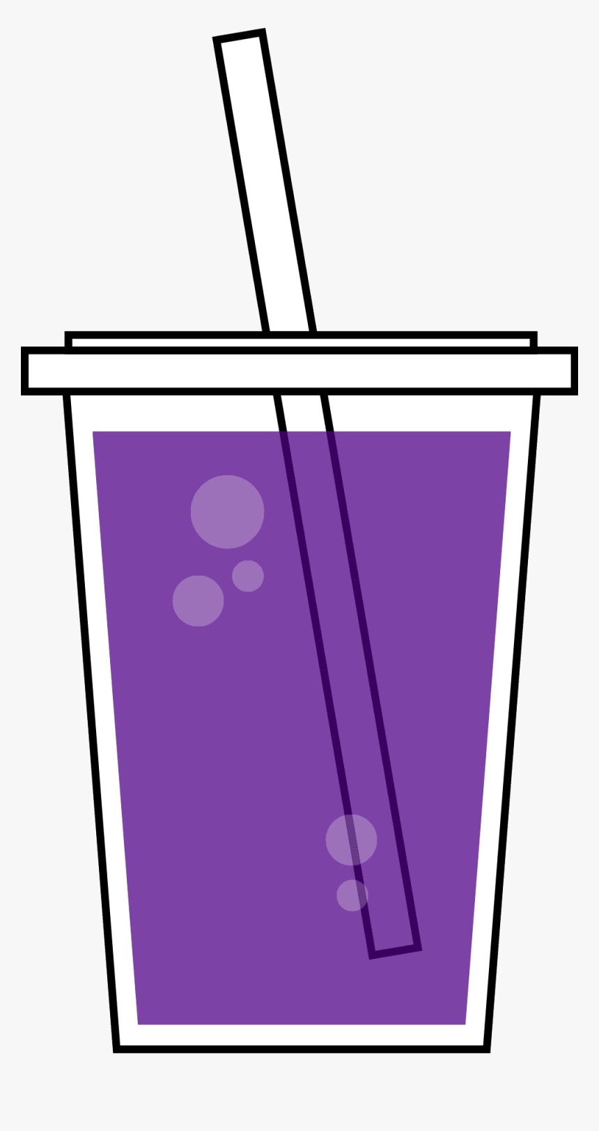 Bunny Fashion Show - Clip Art Purple Drink, HD Png Download