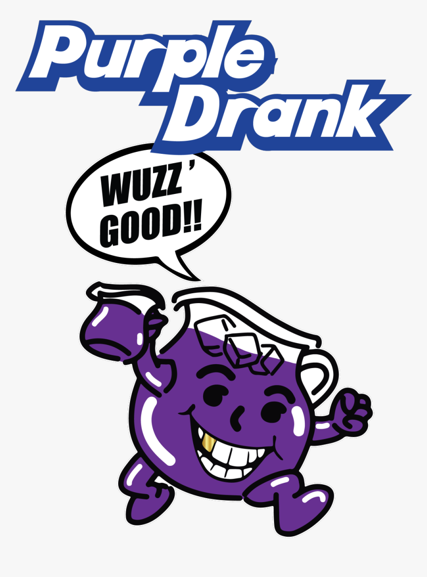 Purple Drank Shirt Kids Shirt Mosshouse Apparel Artist - Kool Aid Man Sticker, HD Png Download