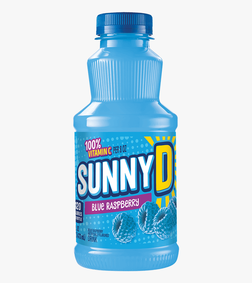 Sunnyd Blue Raspberry Bottle - Sunny D Blue Raspberry, HD Png Download
