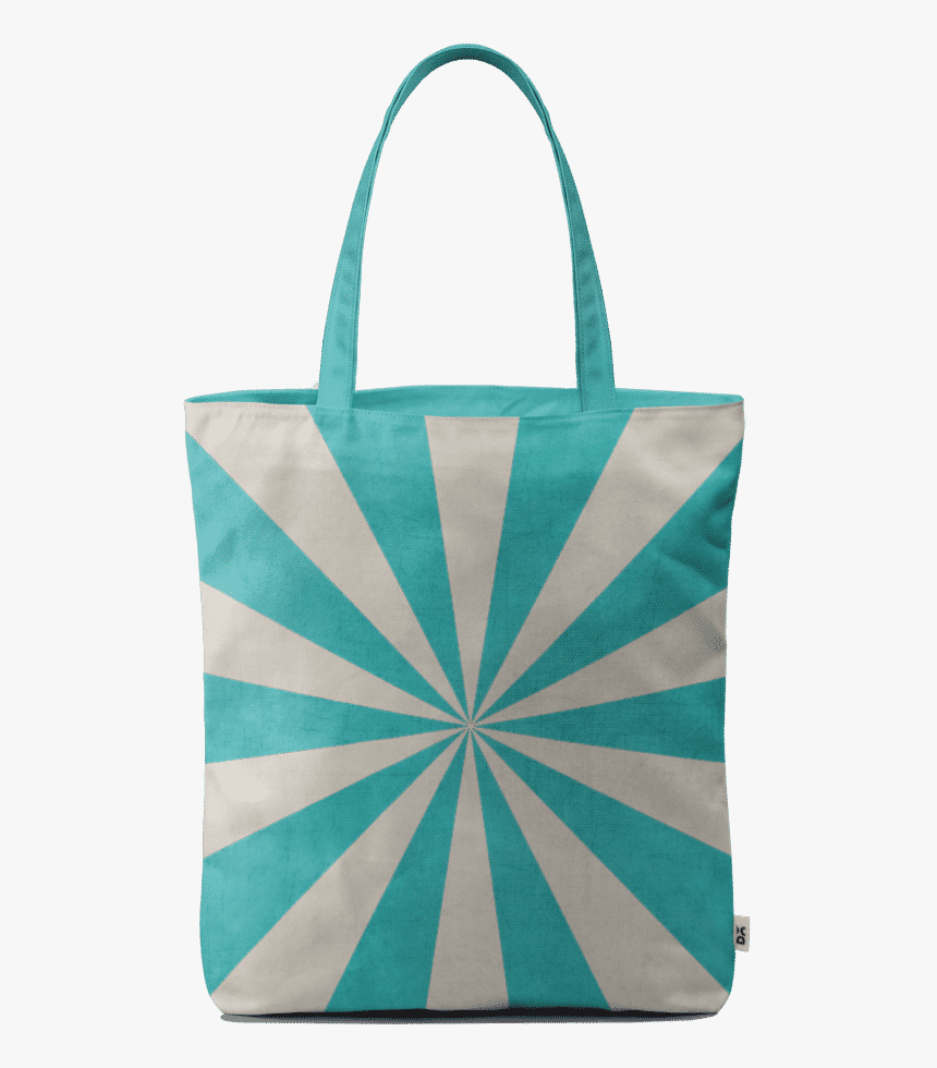 Dailyobjects Aqua Starburst Baesic Tote Bag Buy Online - Soccer Darts Indoor, HD Png Download