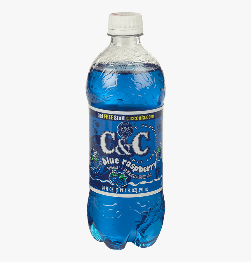 C&c Blue Raspberry Soda - C&c Blue Raspberry Soda, HD Png Download