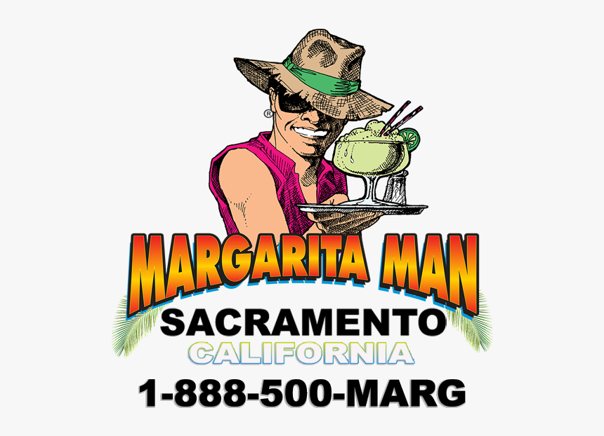 The Margarita Man Of Greater Sacramento - Cartoon, HD Png Download