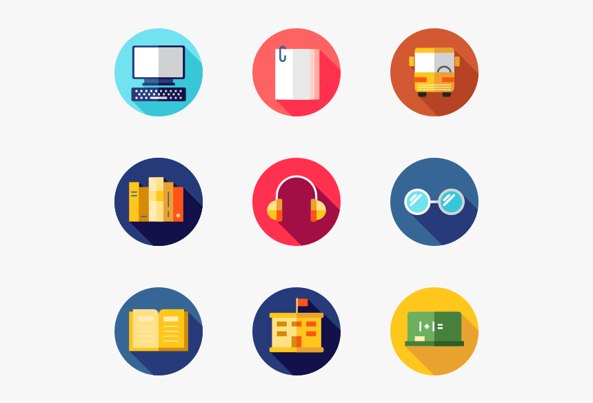 Icon School Image Png, Transparent Png