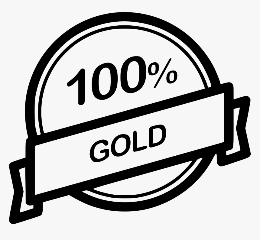 Gold Label Percent Guarantee - Money Back Icon Png, Transparent Png