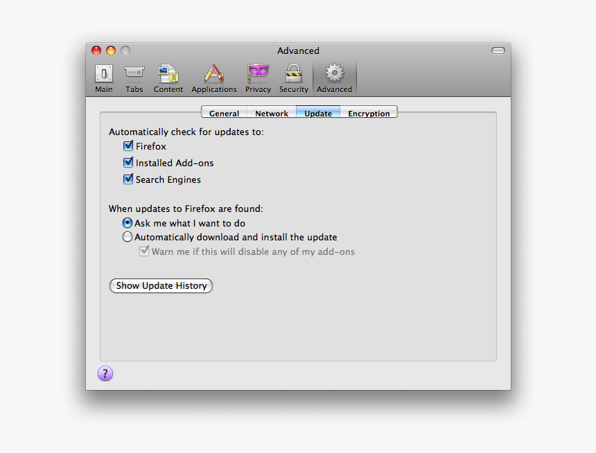 Firefox Update Preferences, HD Png Download