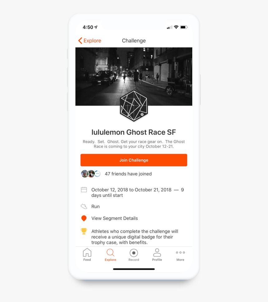 Strava Lululemon, HD Png Download