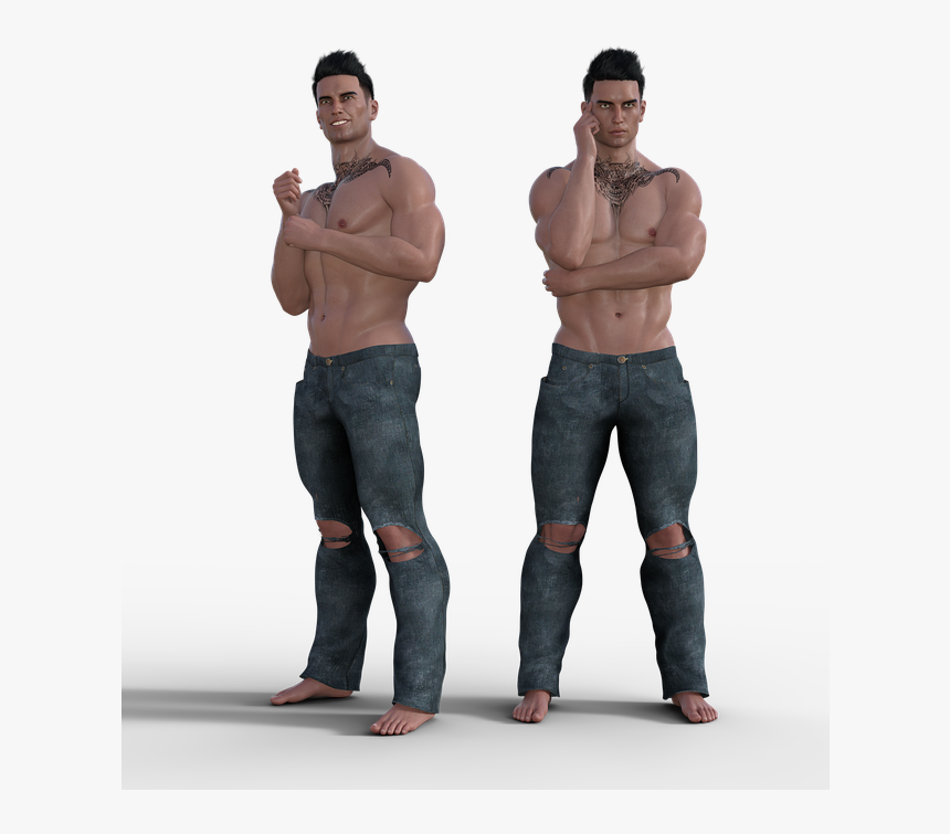 Man Muscular A Fitness Muscles Sexy Athlete - Full Body Sexy Men Png, Transparent Png