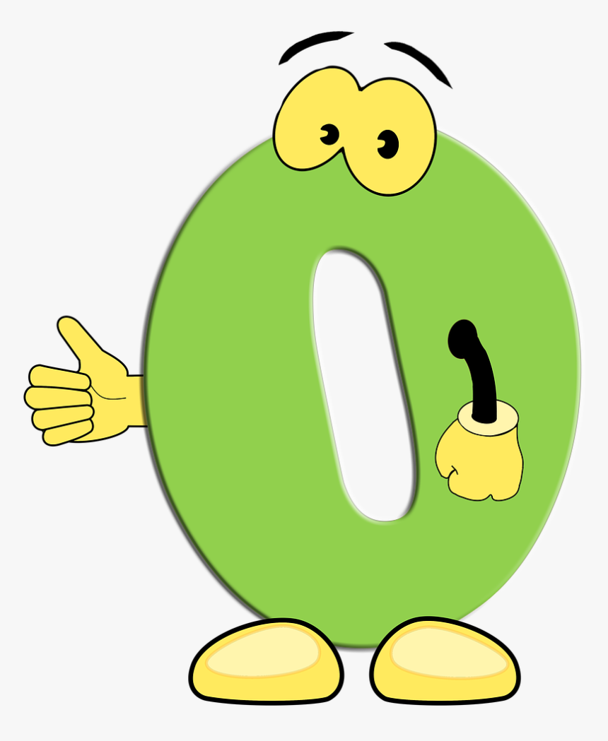 Green Muscles Cliparts 16, Buy Clip Art - Zero Digit Cartoon Png, Transparent Png