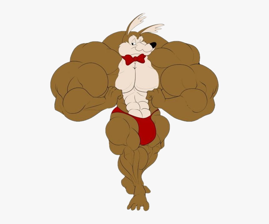 Transparent Coyote Png - Wile E Coyote Muscles, Png Download