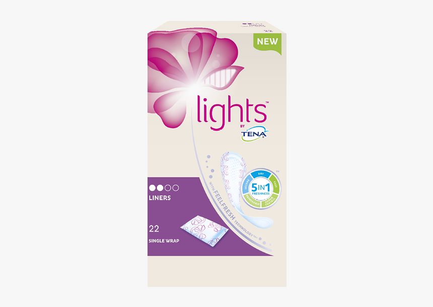 Tena Lady Panty Liners, HD Png Download