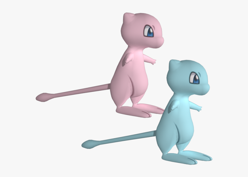 Mew Free 3d Model, HD Png Download