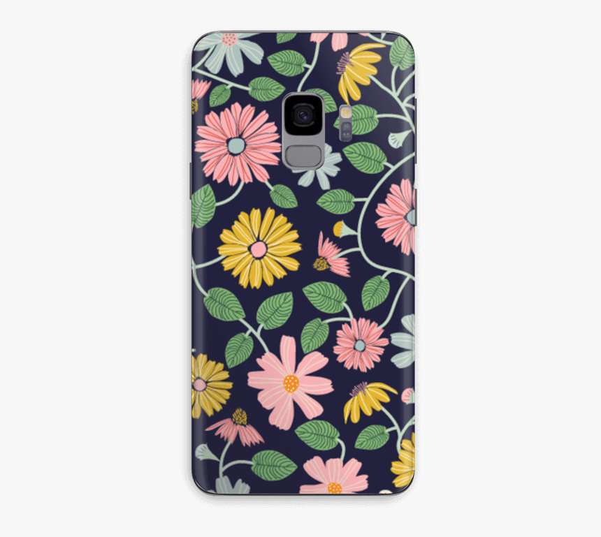 Flores Vintage Vinilo Galaxy S9 - African Daisy, HD Png Download