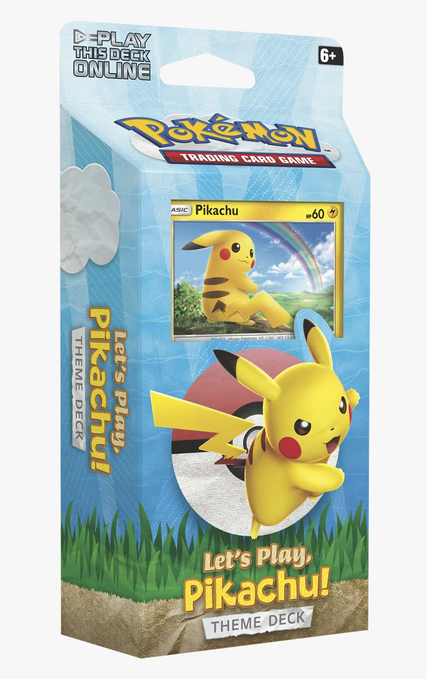 Let's Play Pikachu Theme Deck, HD Png Download