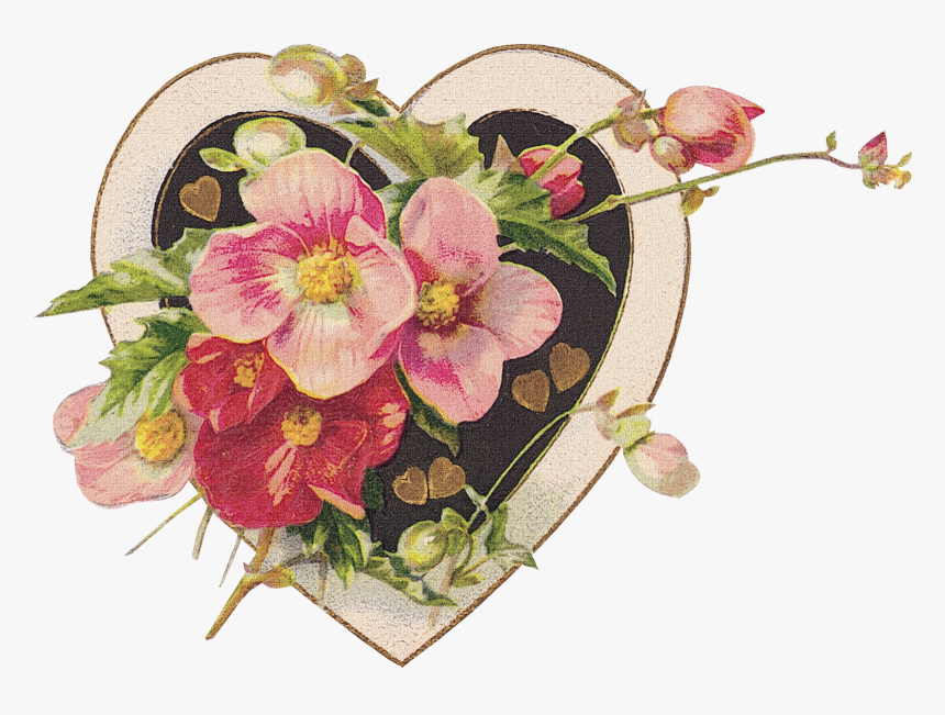 Shabby Chic Valentines Day, HD Png Download