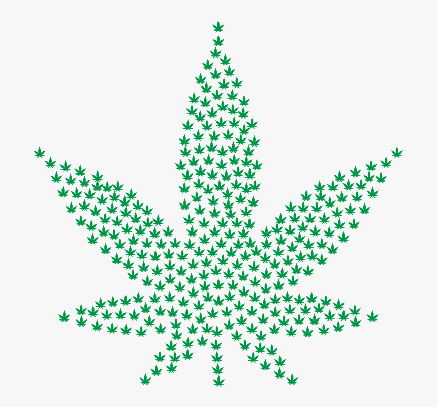 Marijuana, Drugs, Fractal, Cannabis, Drug, Hemp, Leaf - Approved Solar Retailer, HD Png Download