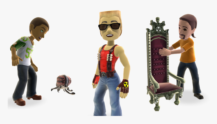 Thumb Duke Avatar Large - Duke Nukem Avatar Xbox 360, HD Png Download