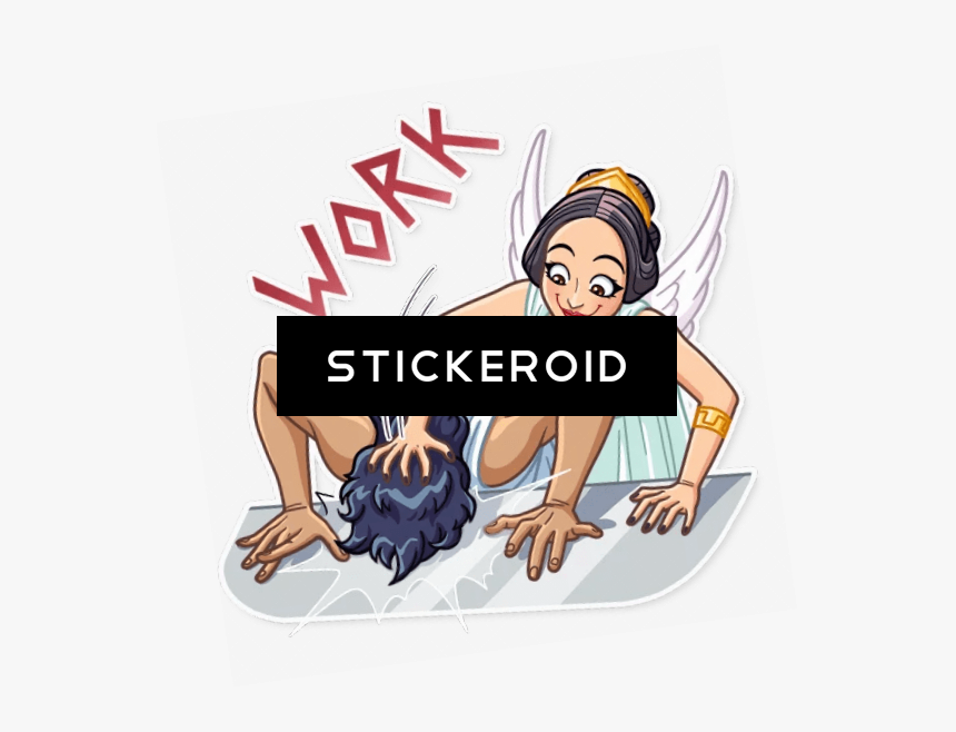 Man Working At The Office On A Laptop - Stickeroid Спокойной Ночи Png, Transparent Png
