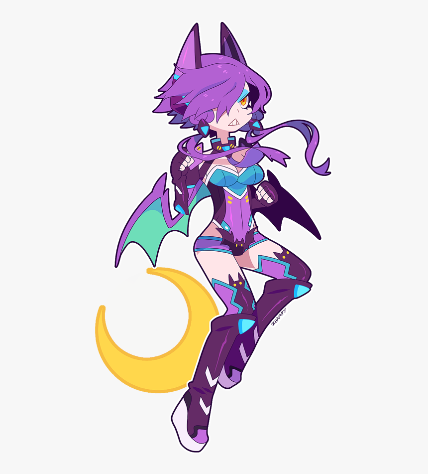Crobat Gijinka, HD Png Download