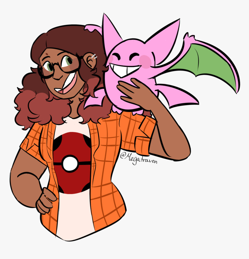 Alya And Her Shiny Crobat, Melon Man - Cartoon, HD Png Download