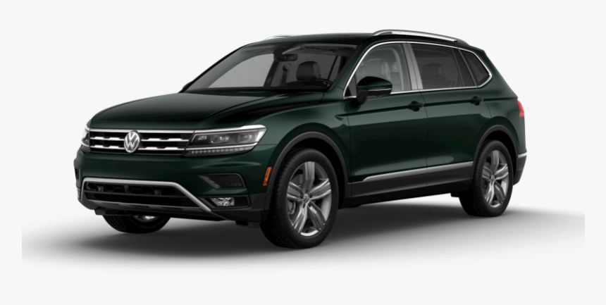 2019 Volkswagen Tiguan Dark Moss Green Metallic - 2018 Black Tiguan Sel, HD Png Download