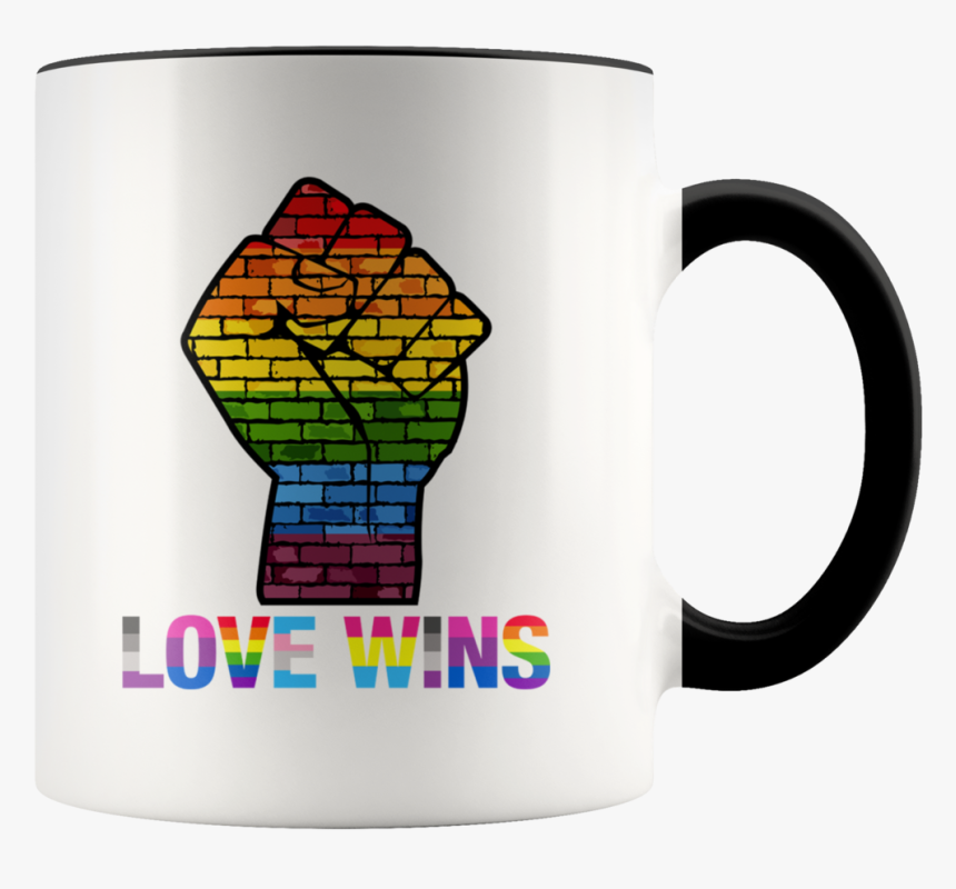 Lgbt Pride Love Wins Raised Fist Mugs - Don T Give A Fuck Unicorn Mug, HD Png Download