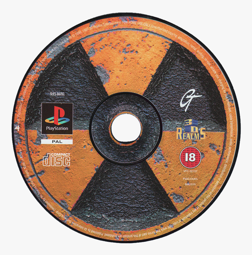 Ps1 Duke Nukem Total Meltdown Disk, HD Png Download