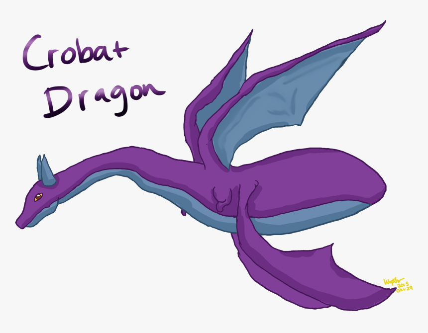 Crobatdragon - Illustration, HD Png Download