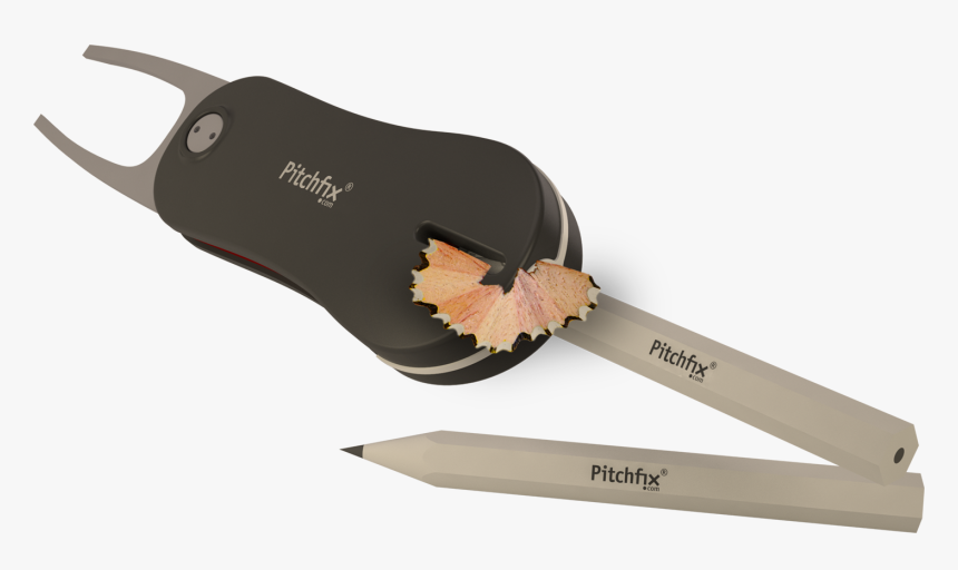 Golf Switchblade Divot Tool Pitchfix Hybr - Serrated Blade, HD Png Download