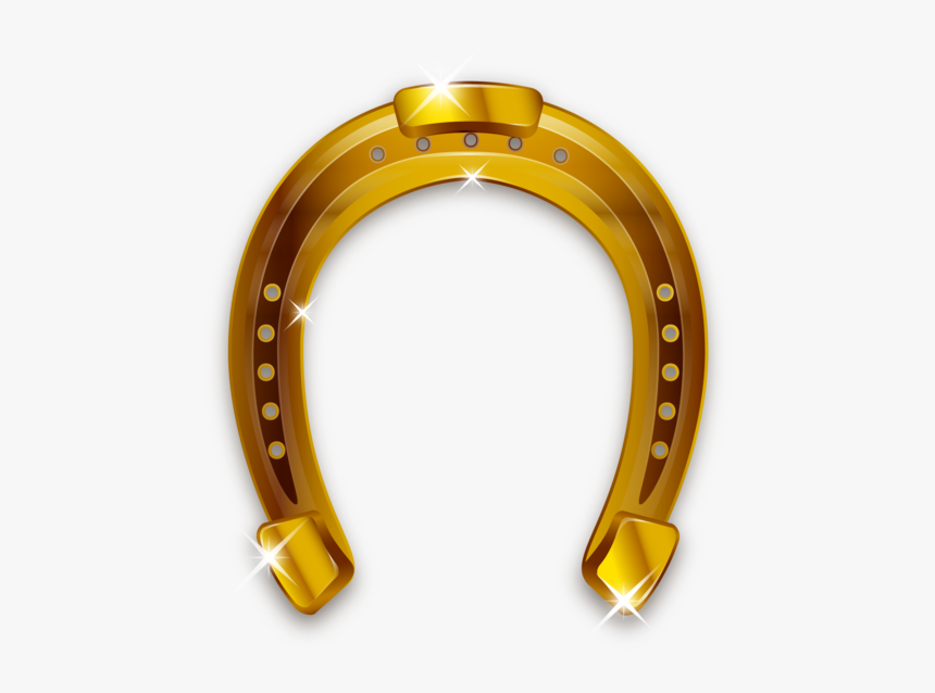 Gold Png Horse Shoe, Transparent Png