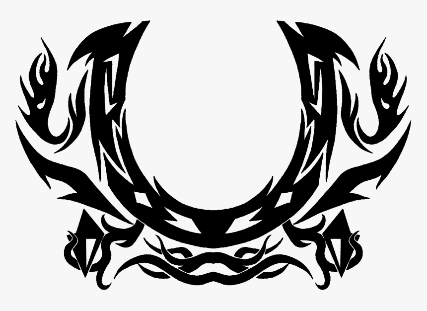 Tribal Horse Shoe , Png Download - Tribal Horseshoe, Transparent Png