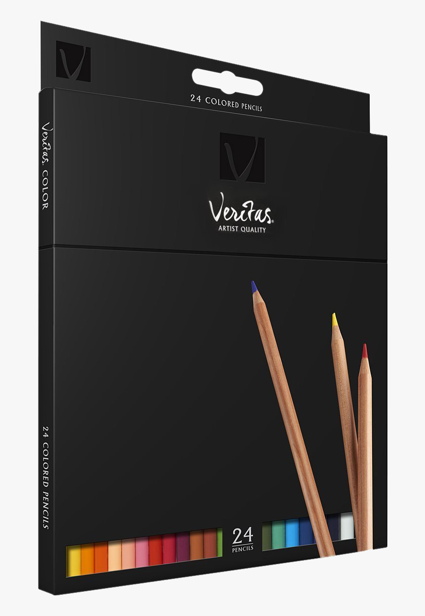 Veritas 24 Colored Pencils - Design Color Pencil Packaging, HD Png Download