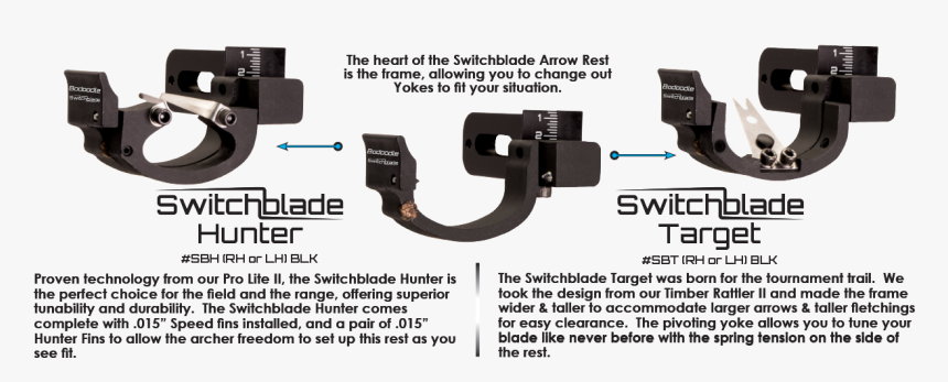 Switchblade System - Bodoodle Switchblade Hunter Arrow Rest, HD Png Download