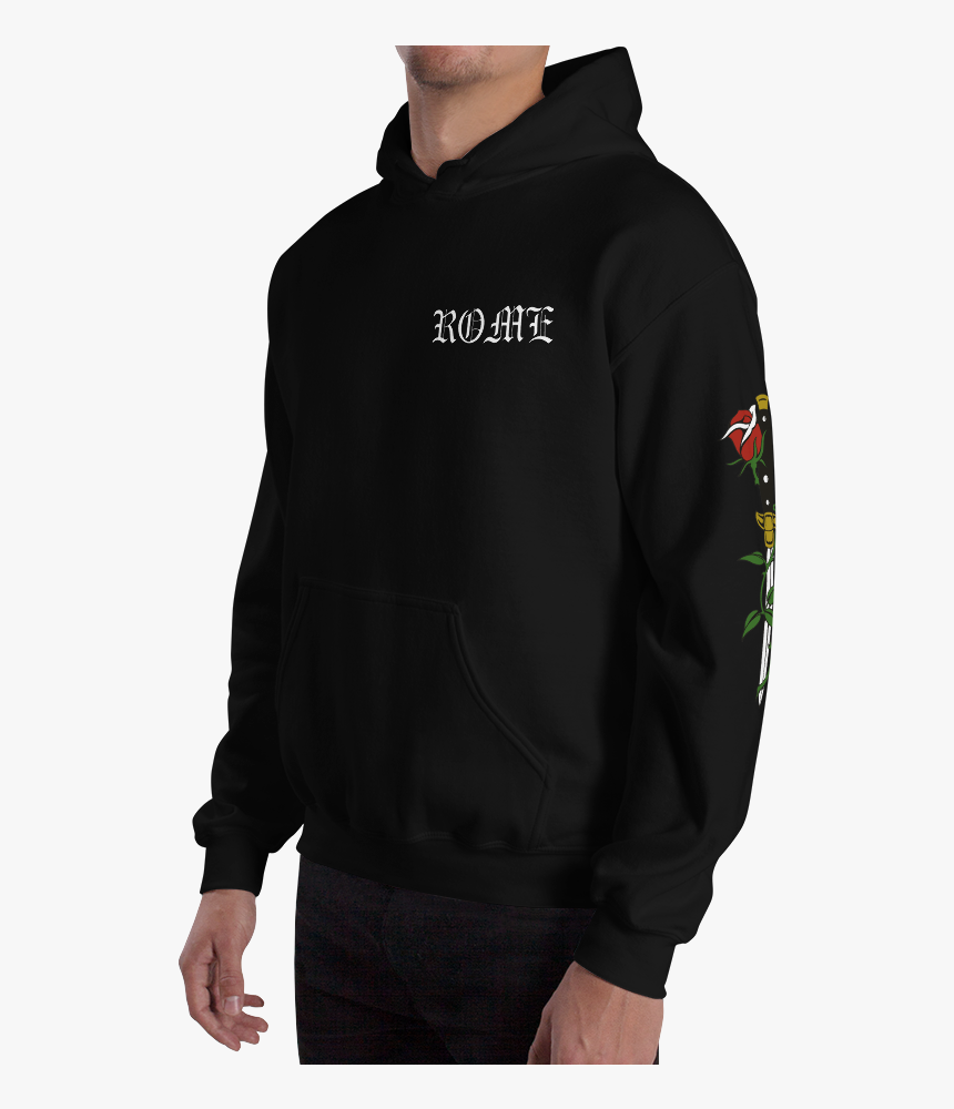 Image Of Rose And Switchblade - Hoodie, HD Png Download