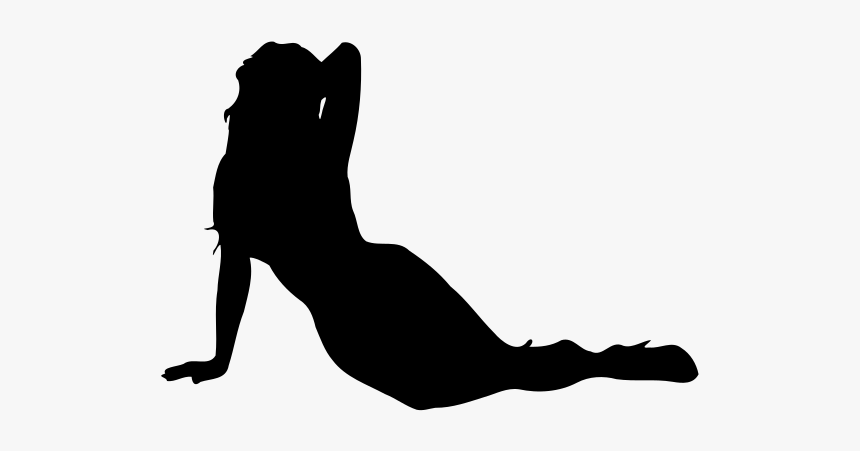 Woman Silhouette - Transparent Woman Silhouette, HD Png Download