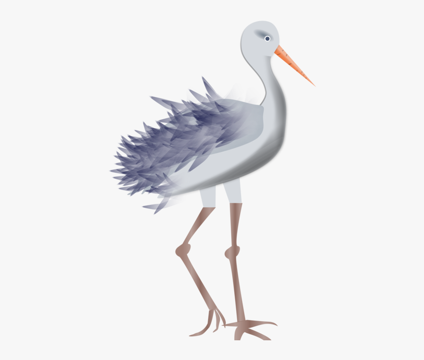 Egret,stilt,water Bird - Bird With 2 Legs, HD Png Download