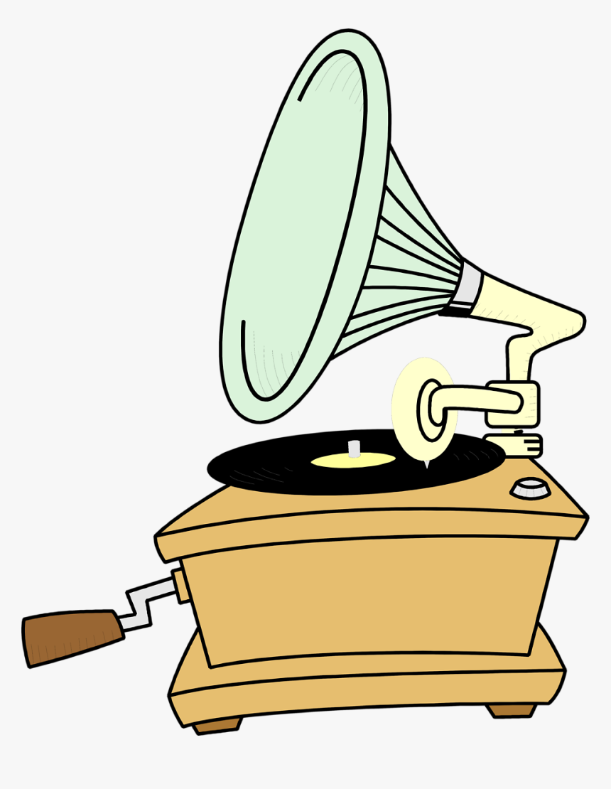 Record Player Clip Art - Record Player Clipart, HD Png Download