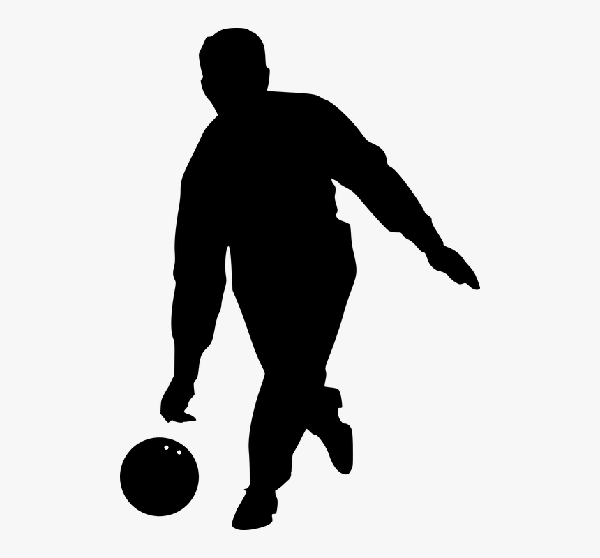 Bowling, Pins, Sports, Gaming, Bowl, Skittles Ball - Silhouette Of A Griffin, HD Png Download