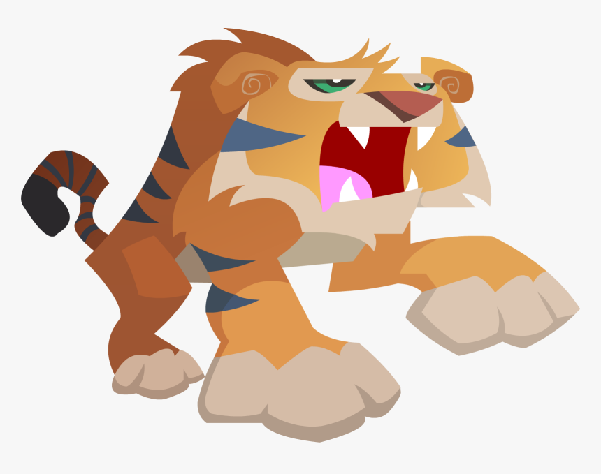 Animal Jam Animals Tiger, HD Png Download