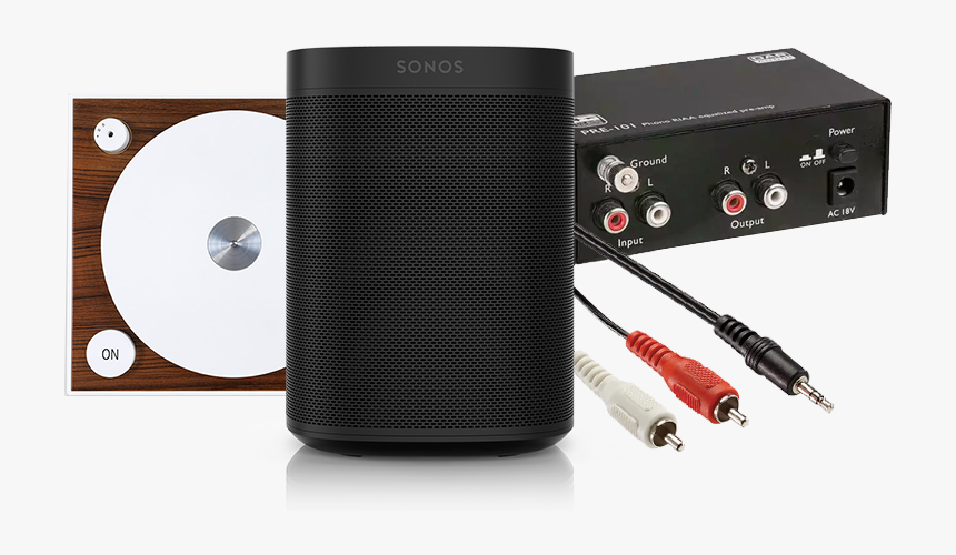 Connecting Record Player - Computer Speaker, HD Png Download