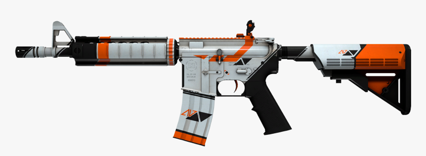 Go M4a4 Asiimov - M4a4 Cs Go Png, Transparent Png