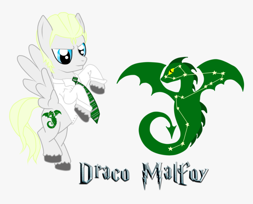 Draco Malfeu Draco Malfoy Pony Harry Potter Rainbow - Mlp Harry Potter Cutie Marks, HD Png Download