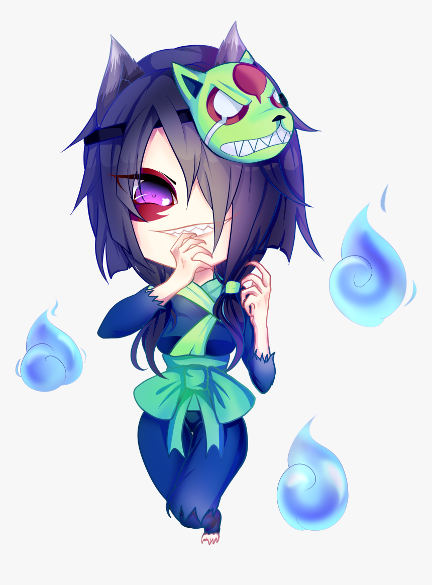My Friend Shir Drew Chibi Cursed Mask Yumiko - Yumiko Brawlhalla, HD Png Download