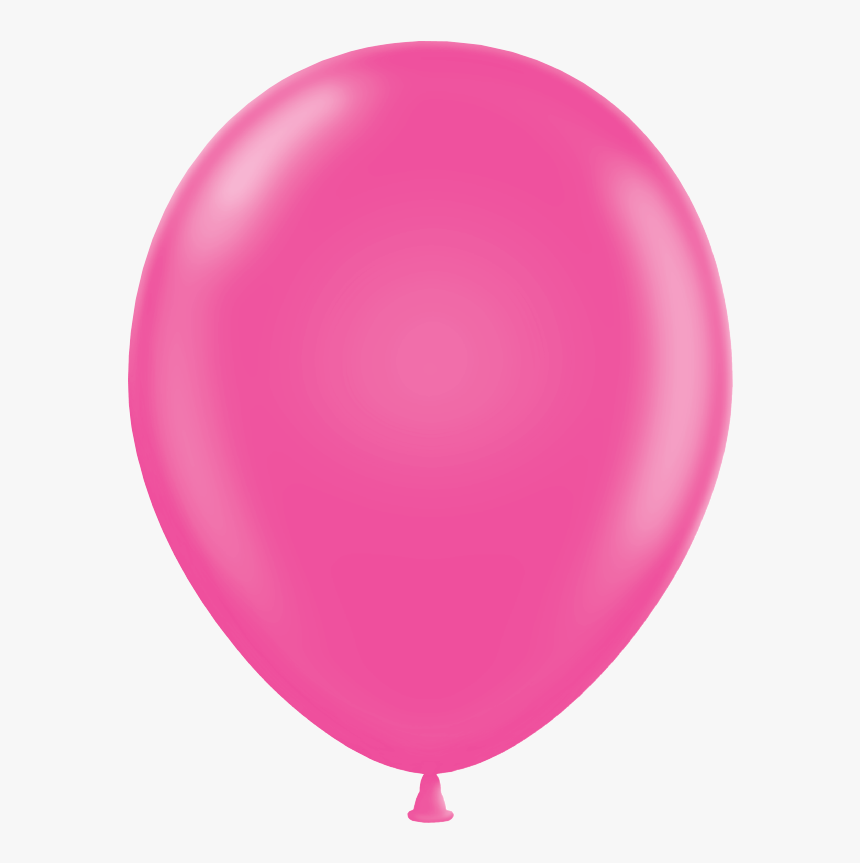 Hot Pink Latex Balloons - Pink Latex Balloon, HD Png Download