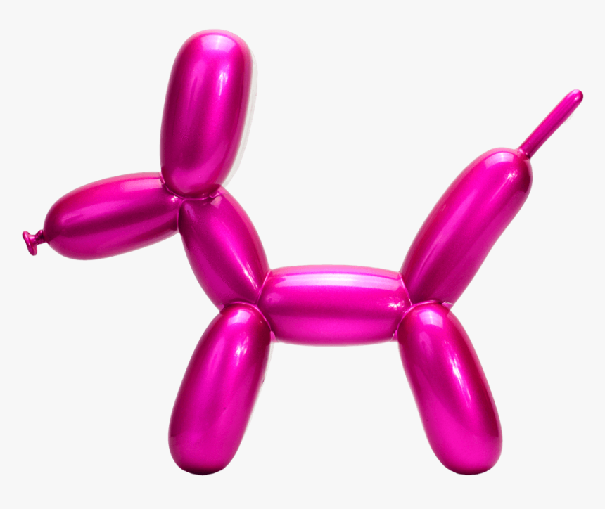 Pink Balloon Dog Transparent, HD Png Download