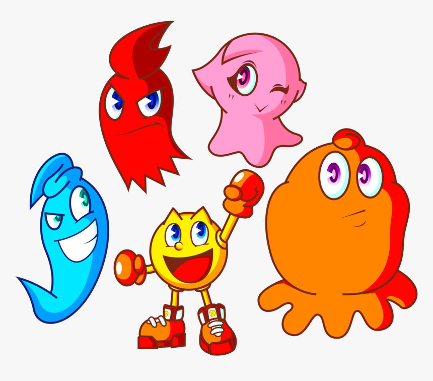 Ghost Clipart Old Man - Pac Man New Ghost, HD Png Download