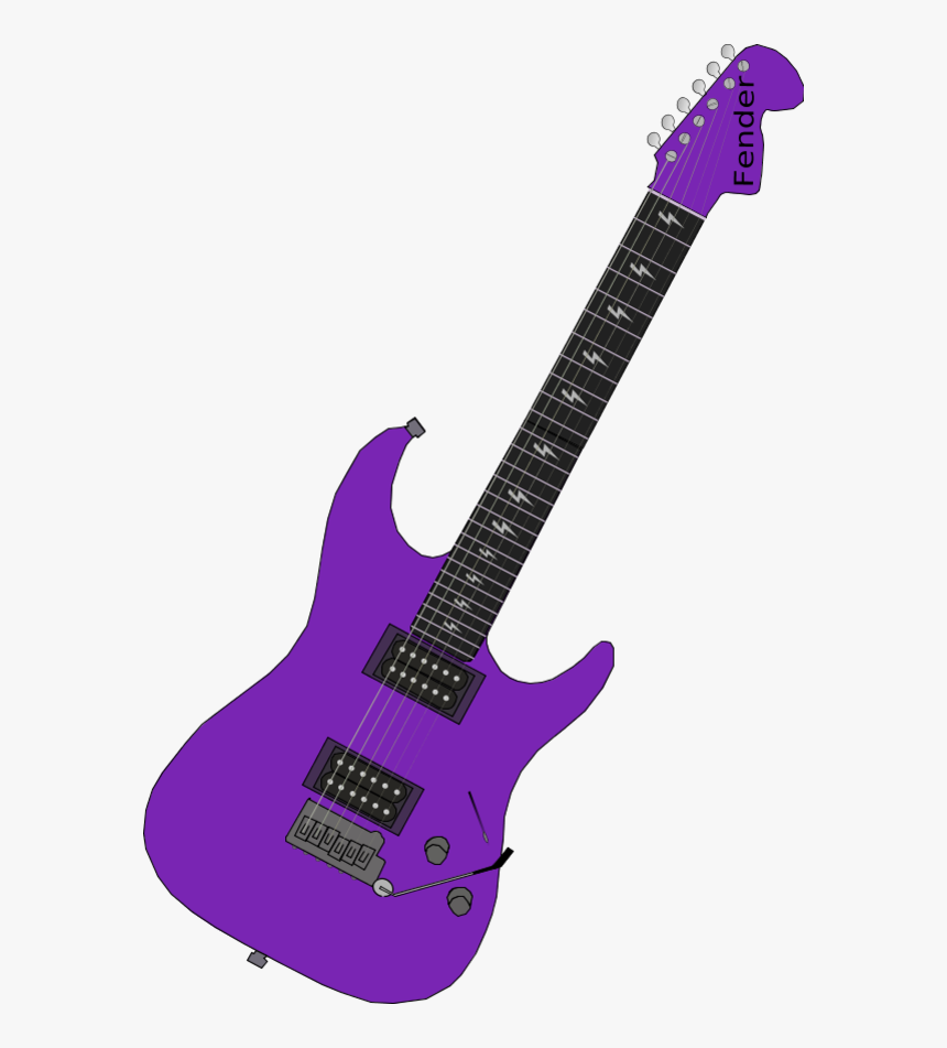Vector Clip Art - Electric Guitar Transparent Background, HD Png Download