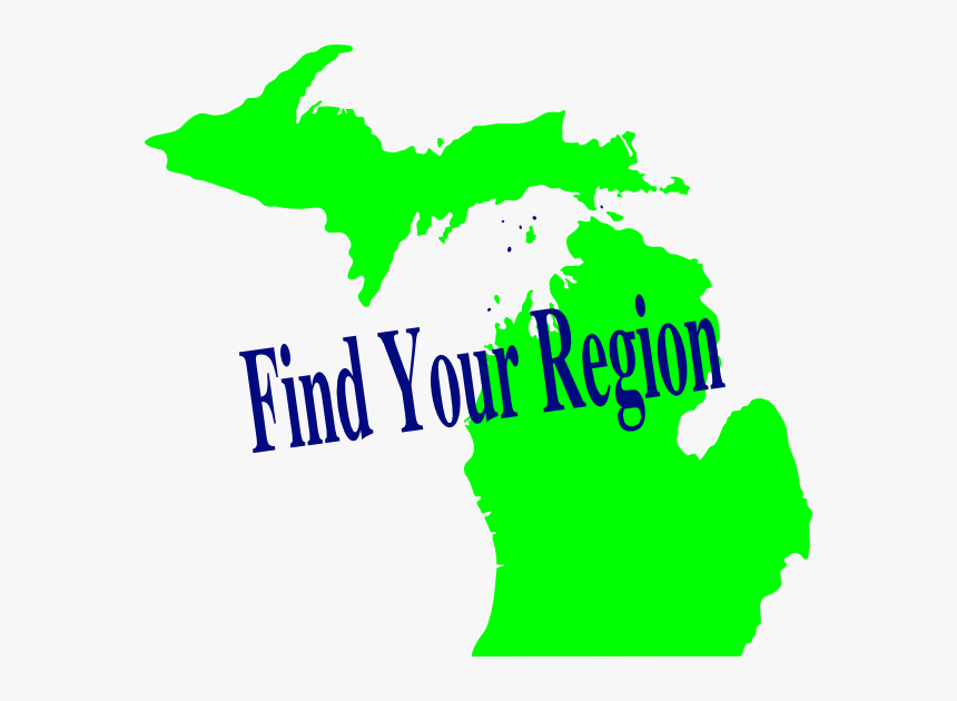Michigan Region Svg Clip Arts - State Of Michigan, HD Png Download
